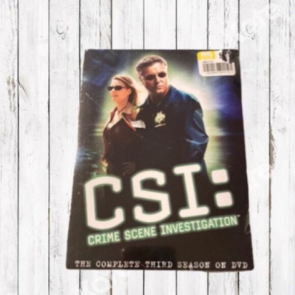 DVD Season 3 CSI Crime Scene Investigation the Complete Third Season NEW - Picture 1 of 9